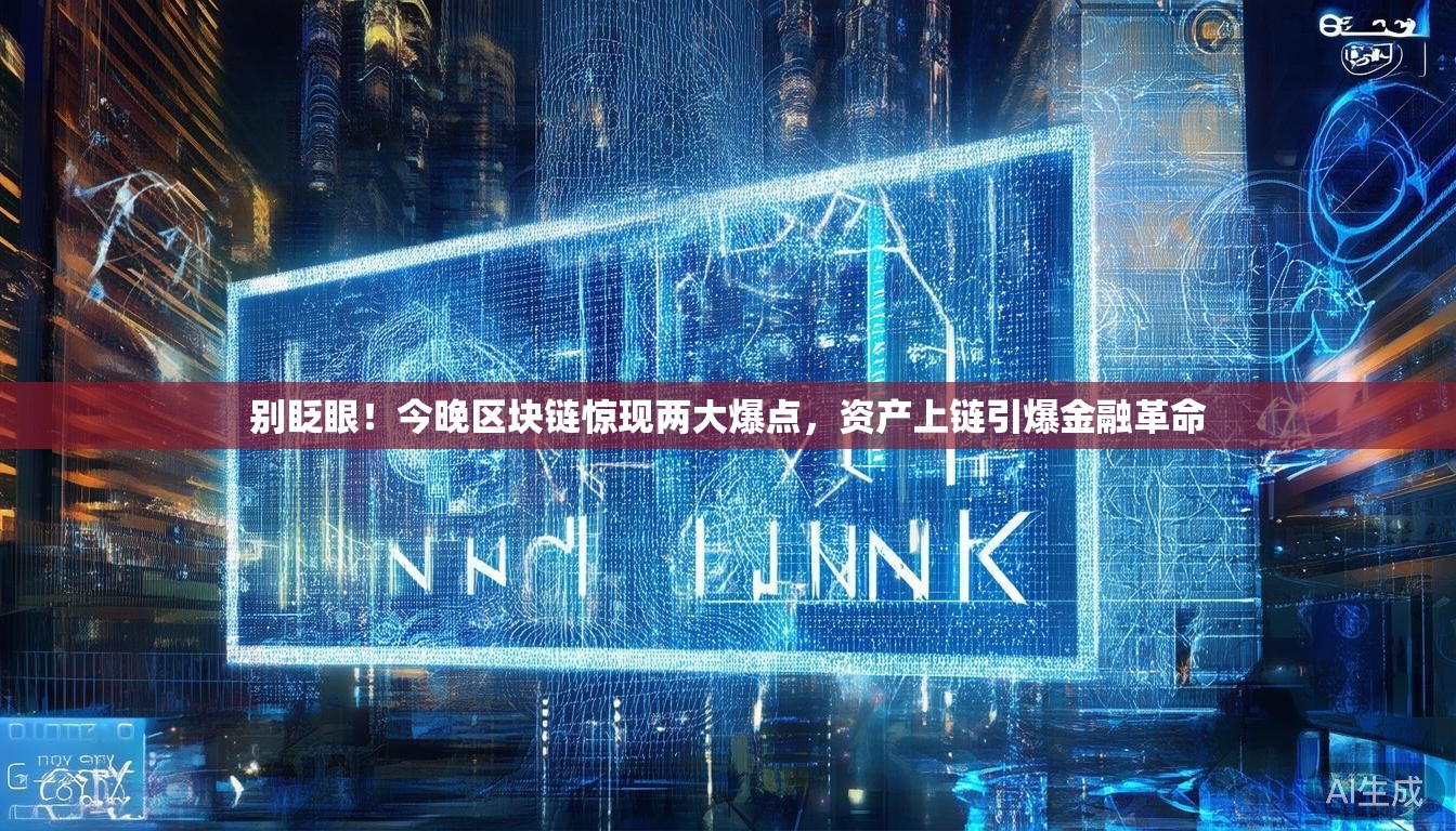 别眨眼！今晚区块链惊现两大爆点，资产上链引爆金融革命