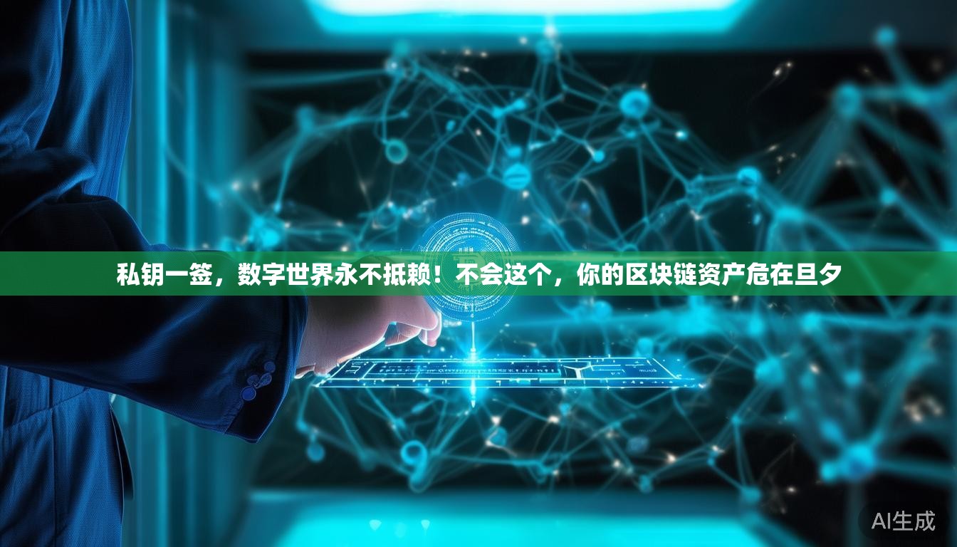 私钥一签，数字世界永不抵赖！不会这个，你的区块链资产危在旦夕