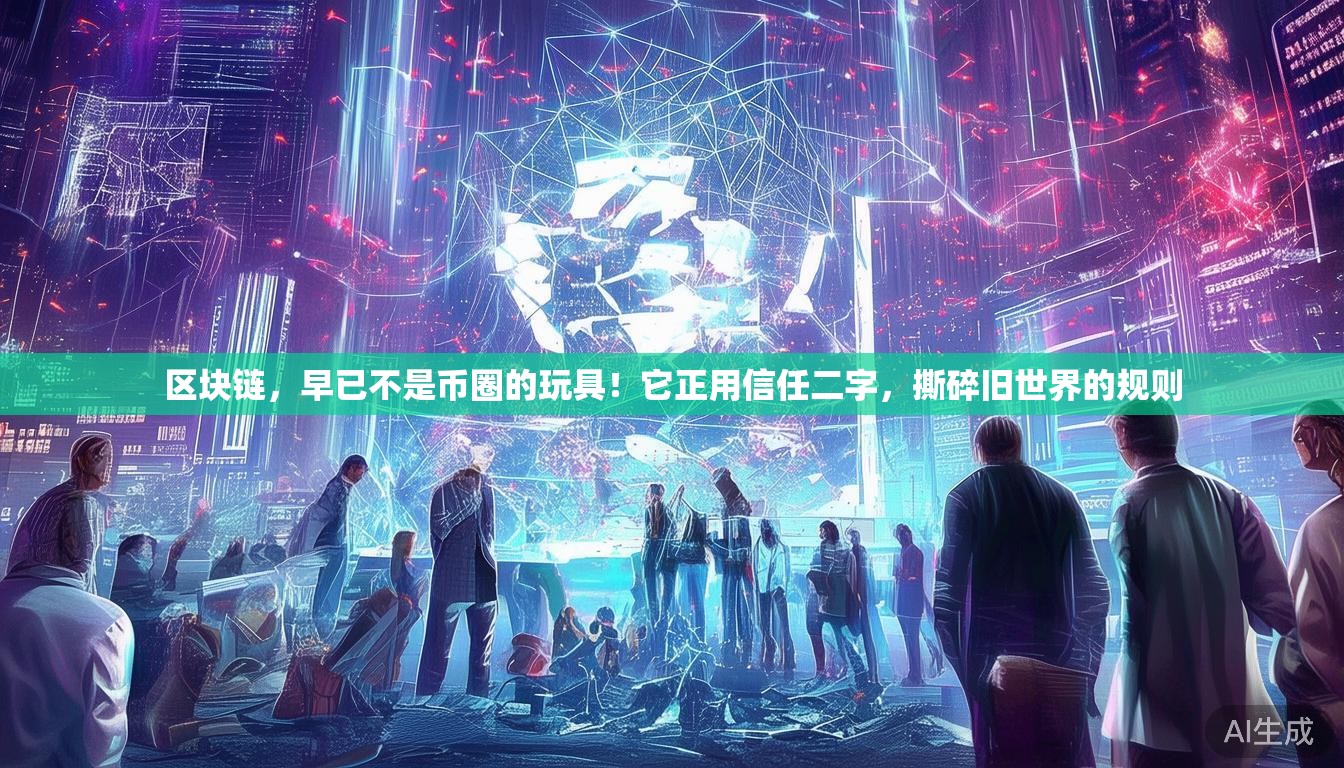 区块链，早已不是币圈的玩具！它正用信任二字，撕碎旧世界的规则