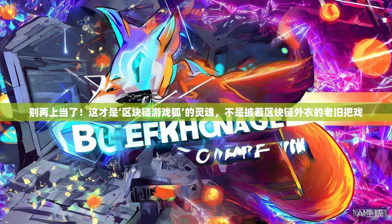 别再上当了！这才是‘区块链游戏狐’的灵魂，不是披着区块链外衣的老旧把戏