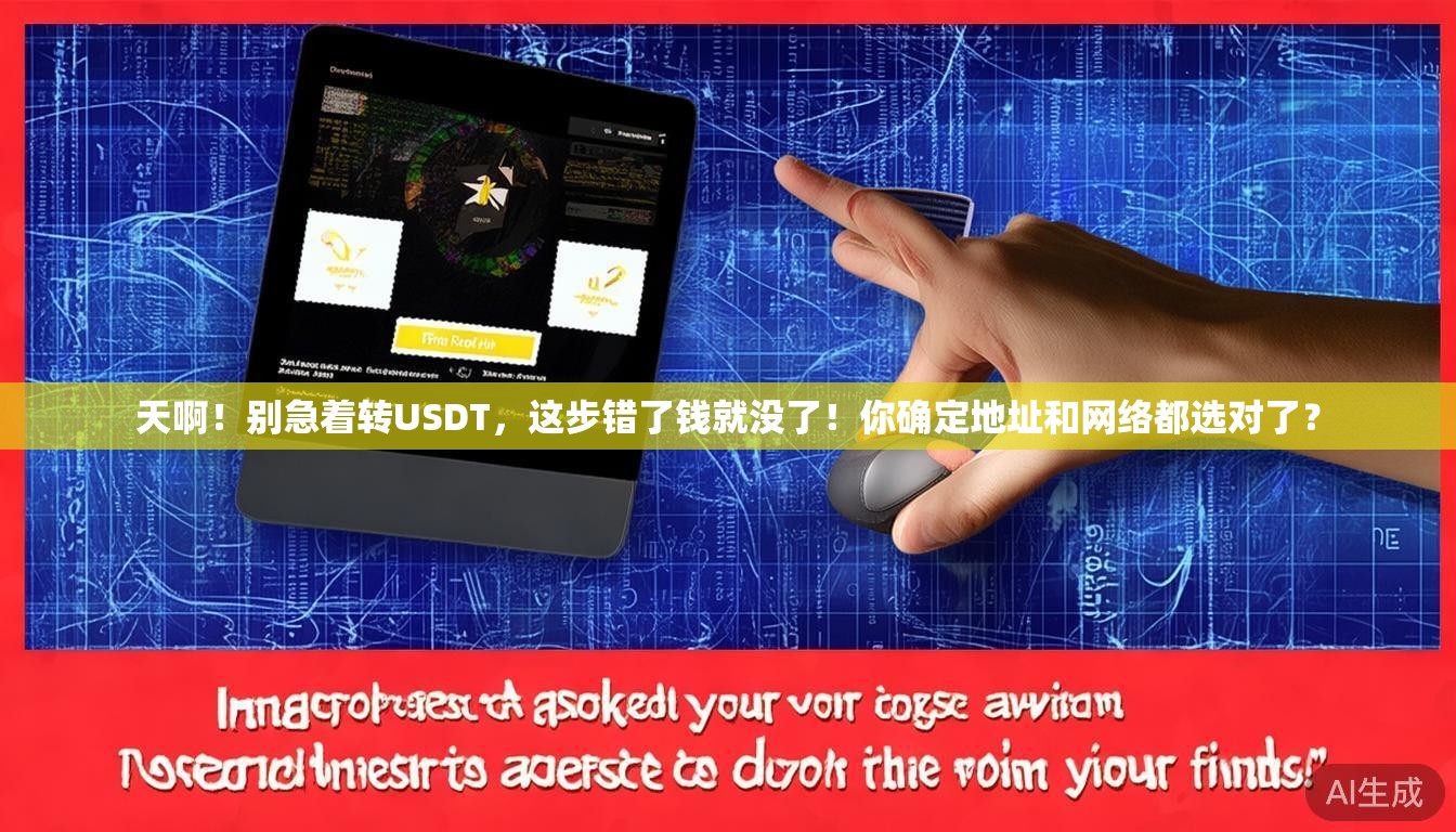天啊！别急着转USDT，这步错了钱就没了！你确定地址和网络都选对了？