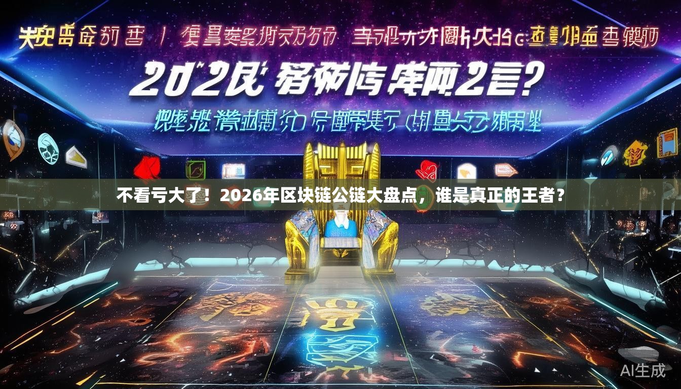 不看亏大了！2026年区块链公链大盘点，谁是真正的王者？