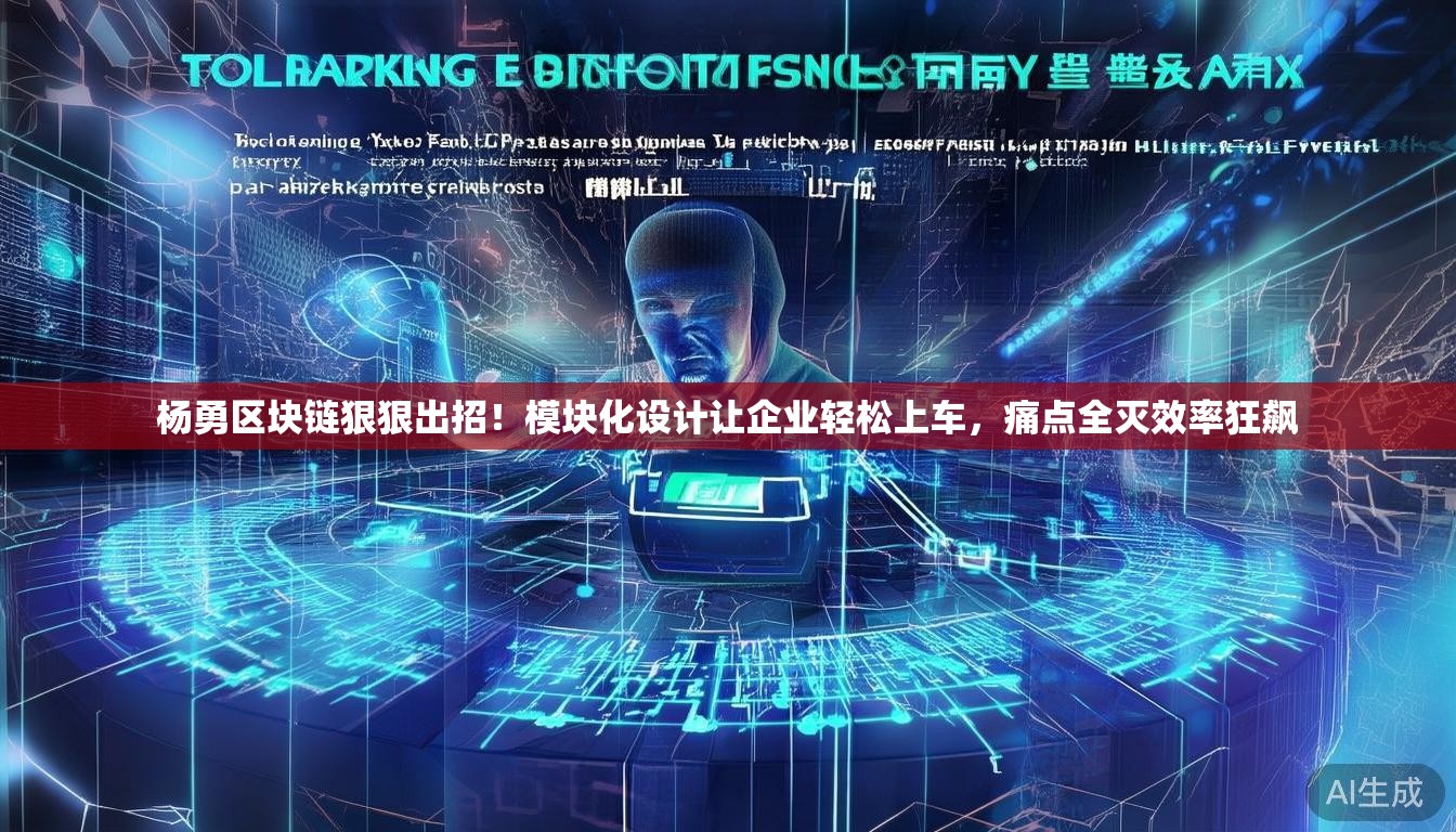 杨勇区块链狠狠出招!模块化设计让企业轻松上车,痛点全灭效率狂飙 杨勇区块链狠狠出招!模块化设计让企业轻松上车,痛点全灭效率狂飙