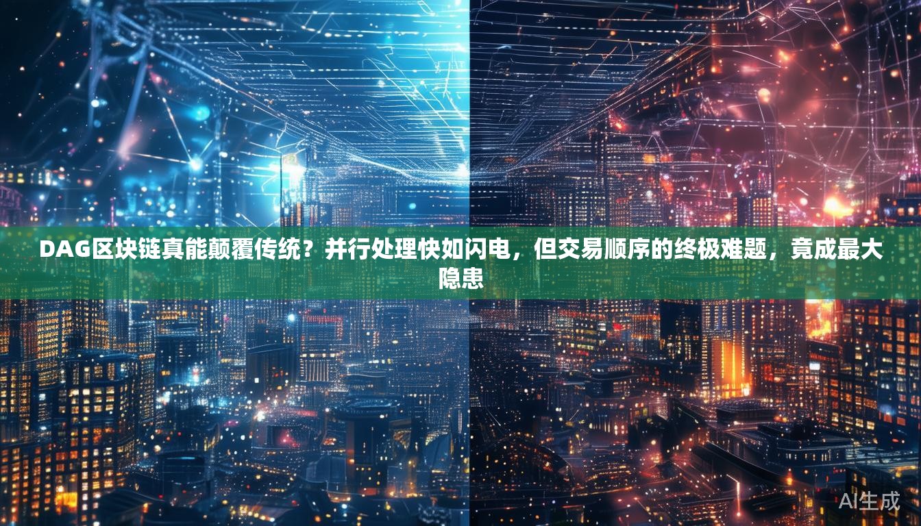DAG区块链真能颠覆传统?并行处理快如闪电,但交易顺序的终极难题,竟成最大隐患 DAG区块链真能颠覆传统?并行处理快如闪电,但交易顺序的终极难题,竟成最大隐患