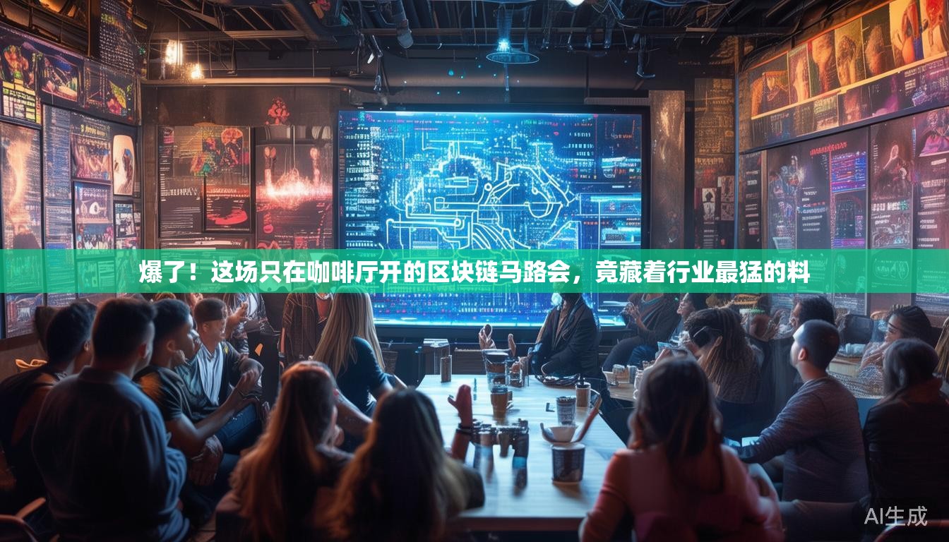 爆了！这场只在咖啡厅开的区块链马路会，竟藏着行业最猛的料