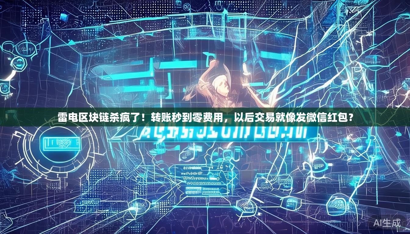 雷电区块链杀疯了！转账秒到零费用，以后交易就像发微信红包？