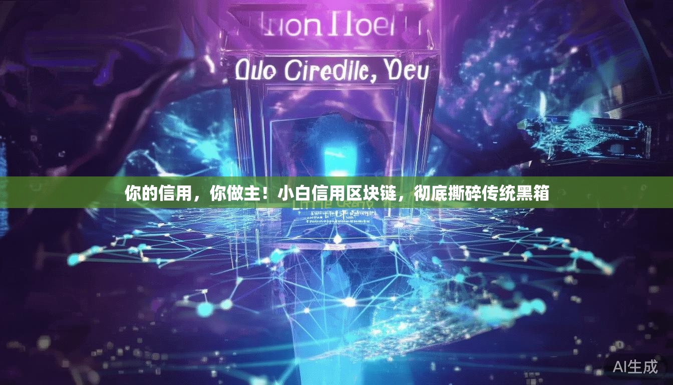 你的信用，你做主！小白信用区块链，彻底撕碎传统黑箱