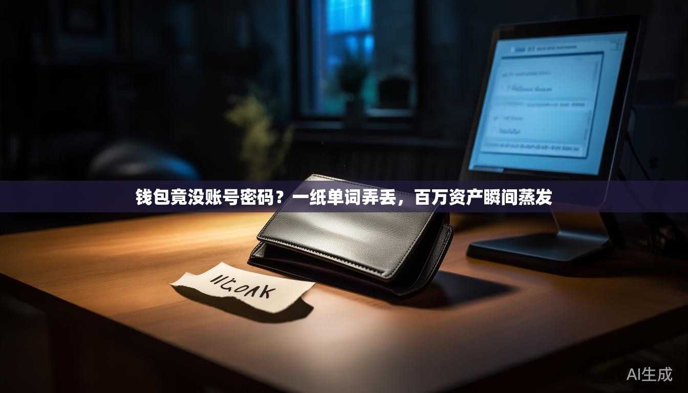 钱包竟没账号密码?一纸单词弄丢,百万资产瞬间蒸发 钱包竟没账号密码?一纸单词弄丢,百万资产瞬间蒸发
