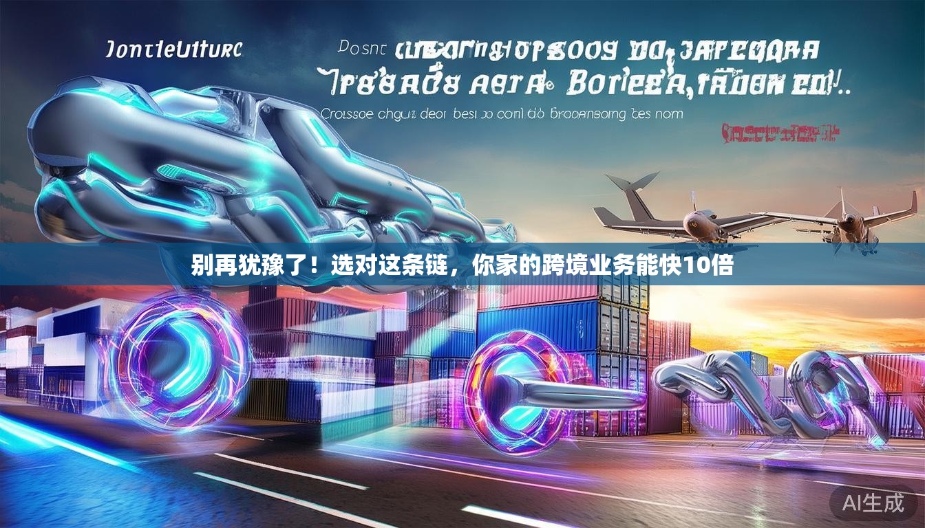 别再犹豫了!选对这条链,你家的跨境业务能快10倍 别再犹豫了!选对这条链,你家的跨境业务能快10倍
