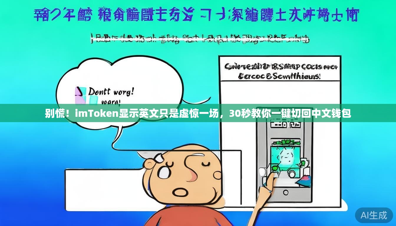 别慌！imToken显示英文只是虚惊一场，30秒教你一键切回中文钱包