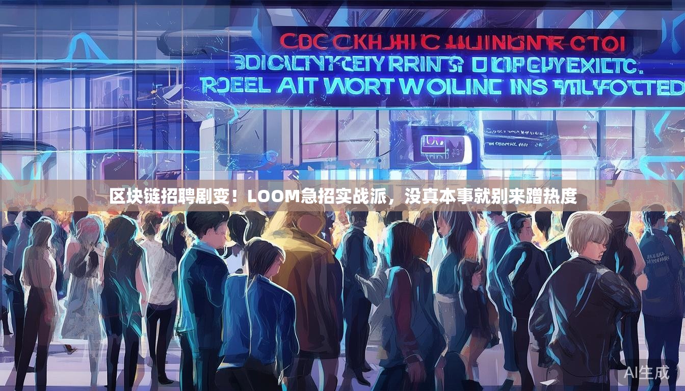 区块链招聘剧变！LOOM急招实战派，没真本事就别来蹭热度