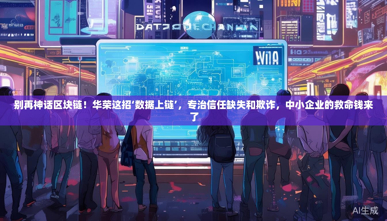 别再神话区块链！华荣这招‘数据上链’，专治信任缺失和欺诈，中小企业的救命钱来了