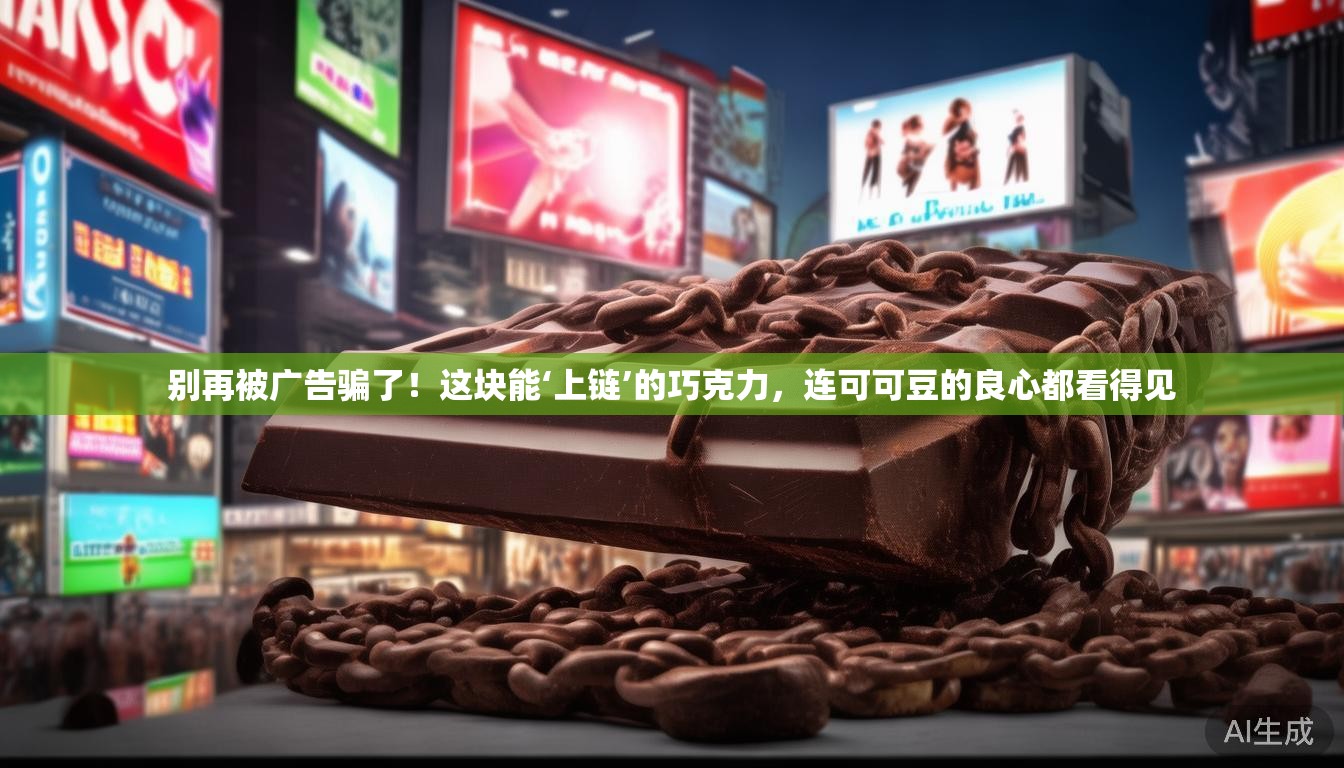 别再被广告骗了!这块能‘上链’的巧克力,连可可豆的良心都看得见 别再被广告骗了!这块能‘上链’的巧克力,连可可豆的良心都看得见