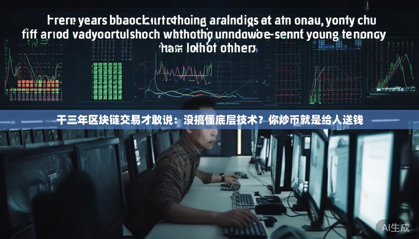 干三年区块链交易才敢说：没搞懂底层技术？你炒币就是给人送钱