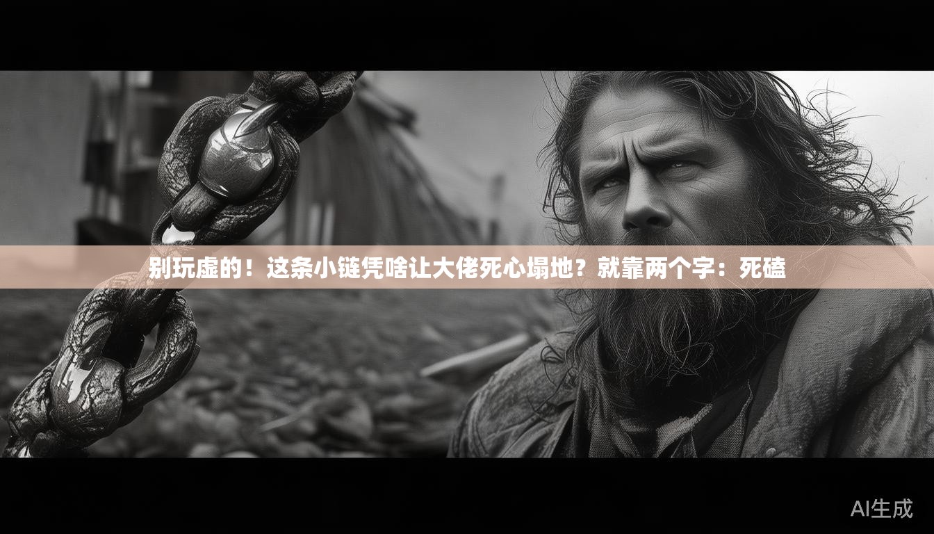 别玩虚的！这条小链凭啥让大佬死心塌地？就靠两个字：死磕