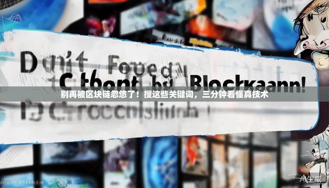别再被区块链忽悠了！搜这些关键词，三分钟看懂真技术