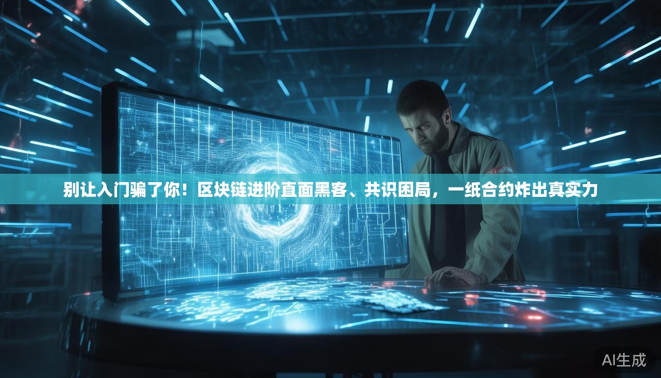 别让入门骗了你！区块链进阶直面黑客、共识困局，一纸合约炸出真实力