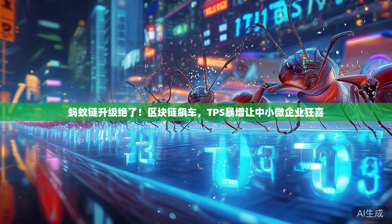 蚂蚁链升级绝了！区块链飙车，TPS暴增让中小微企业狂喜