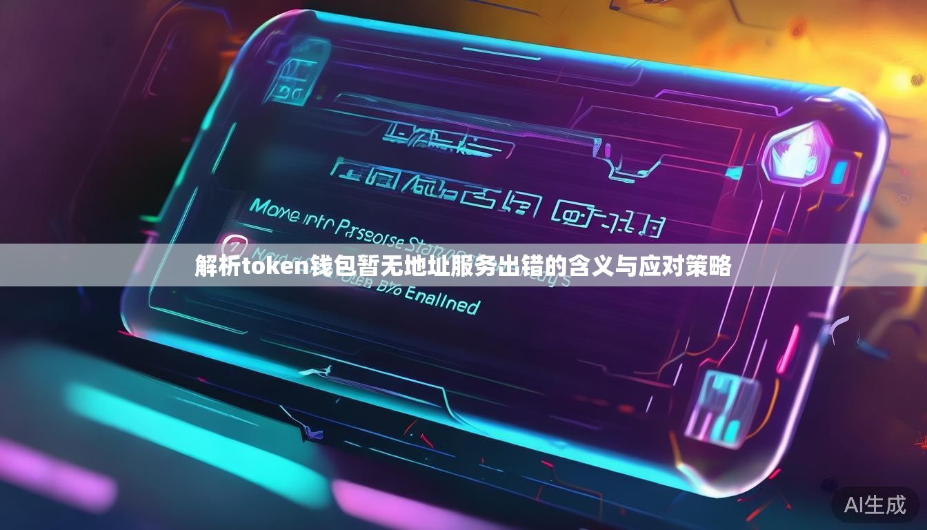 解析token钱包暂无地址服务出错的含义与应对策略