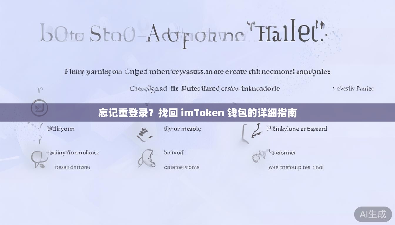 忘记重登录?找回 imToken 钱包的详细指南 忘记重登录?找回 imToken 钱包的详细指南