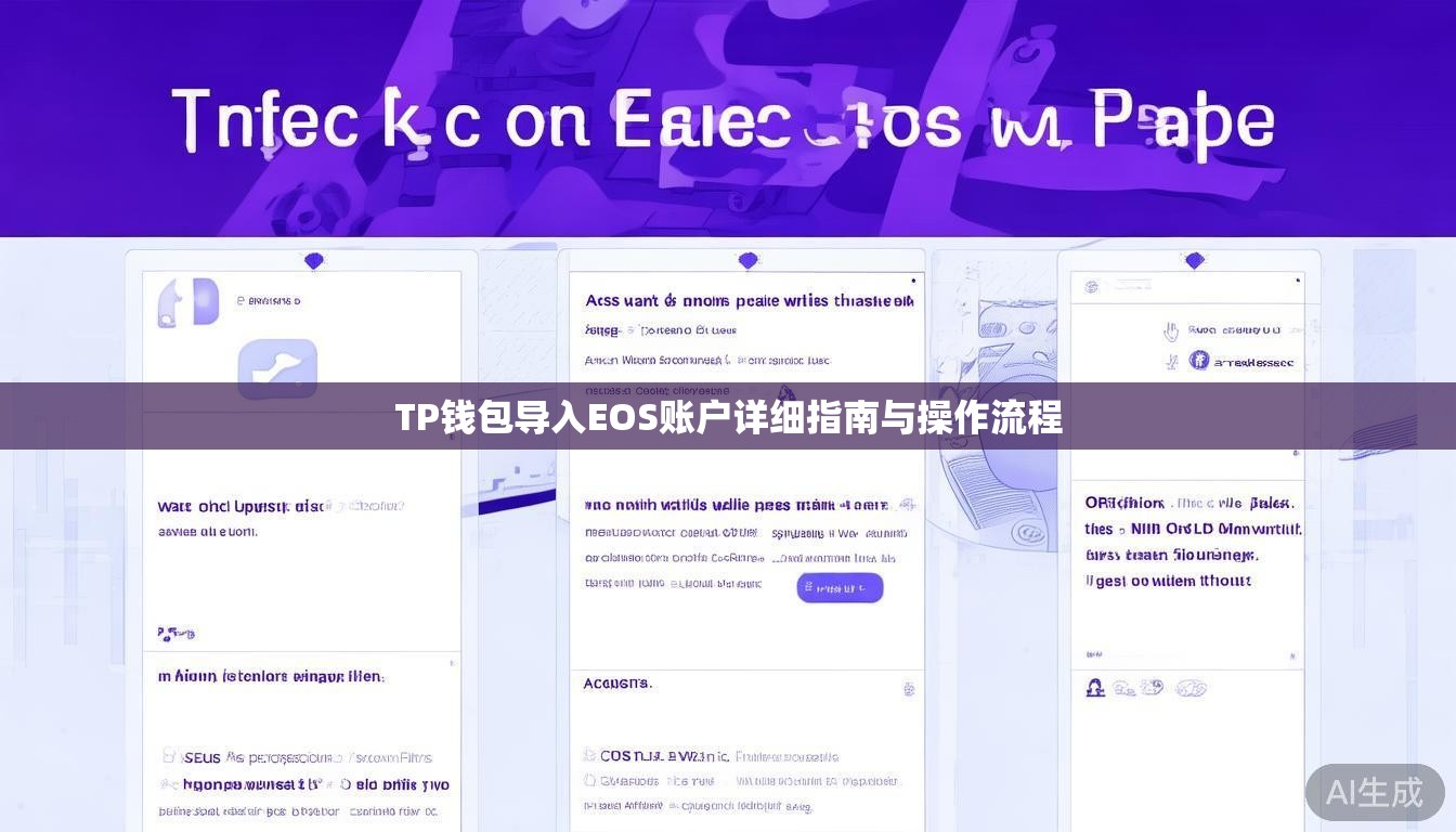TP钱包导入EOS账户详细指南与操作流程 TP钱包导入EOS账户详细指南与操作流程