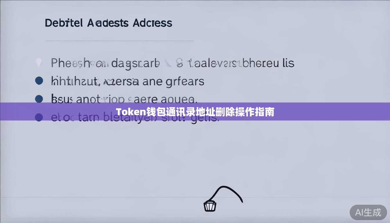 Token钱包通讯录地址删除操作指南 Token钱包通讯录地址删除操作指南