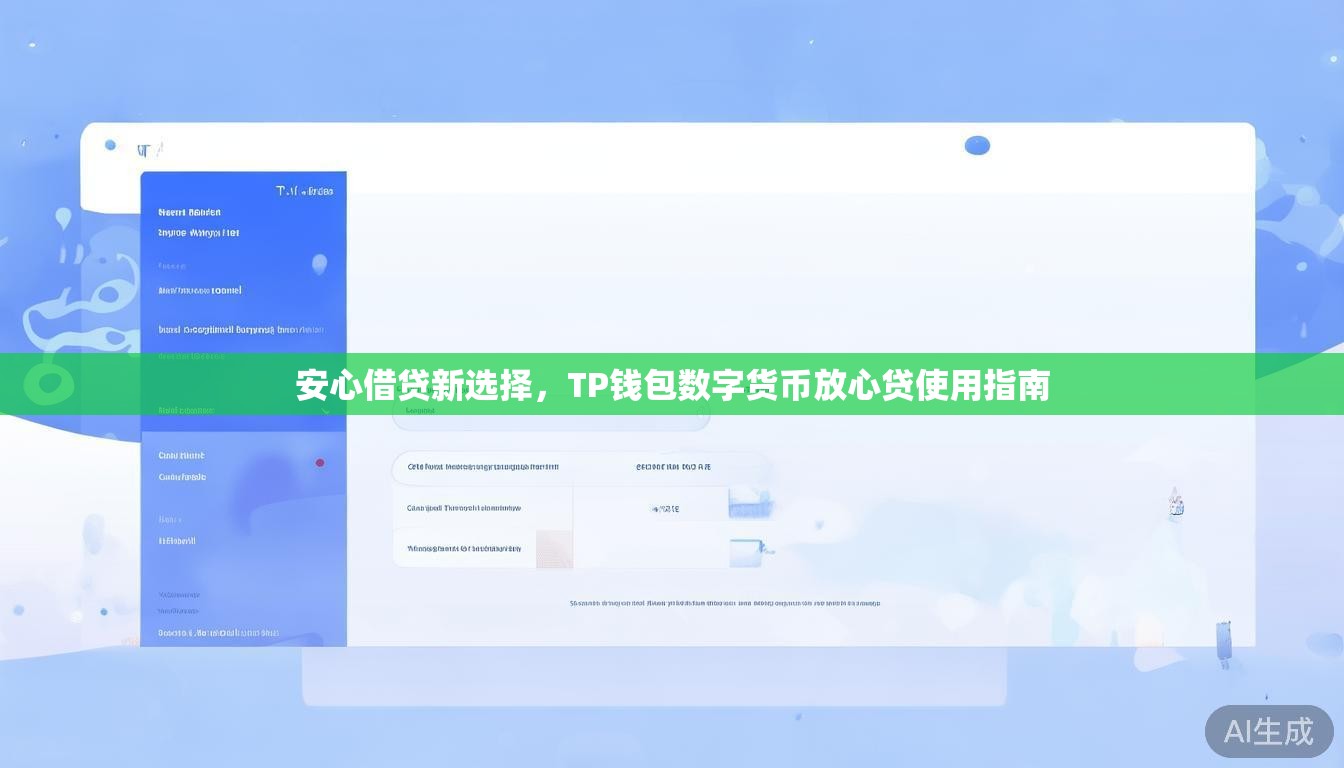 安心借贷新选择,TP钱包数字货币放心贷使用指南 安心借贷新选择,TP钱包数字货币放心贷使用指南
