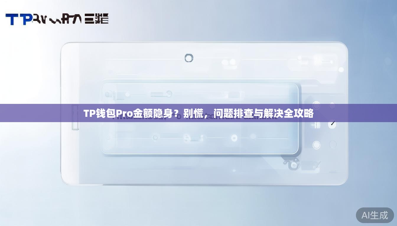 TP钱包Pro金额隐身？别慌，问题排查与解决全攻略