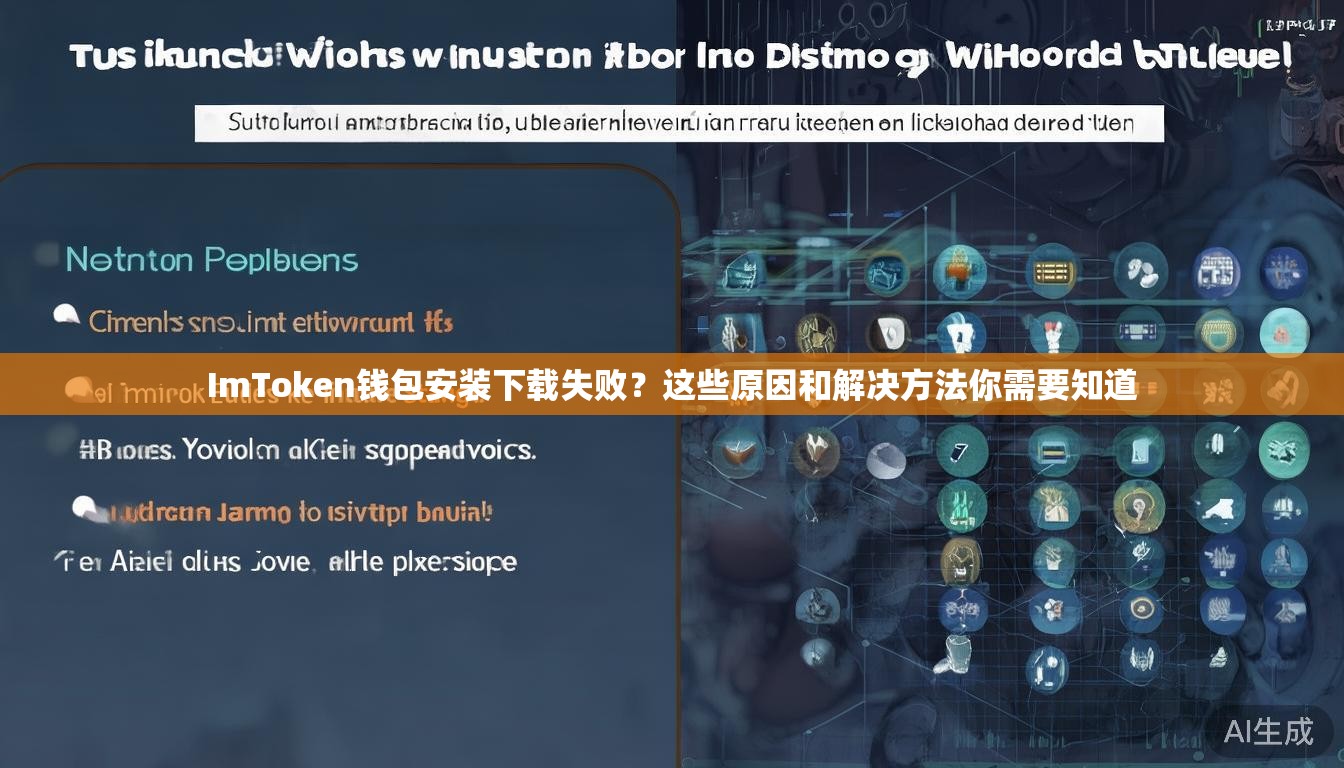 ImToken钱包安装下载失败？这些原因和解决方法你需要知道