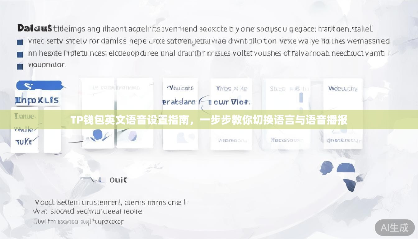 TP钱包英文语音设置指南，一步步教你切换语言与语音播报