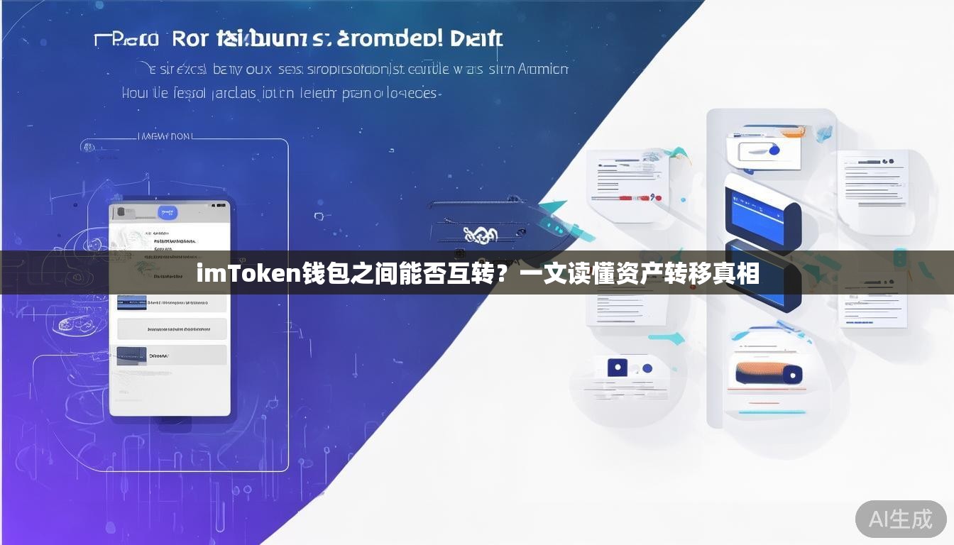 imToken钱包之间能否互转?一文读懂资产转移真相 imToken钱包之间能否互转?一文读懂资产转移真相