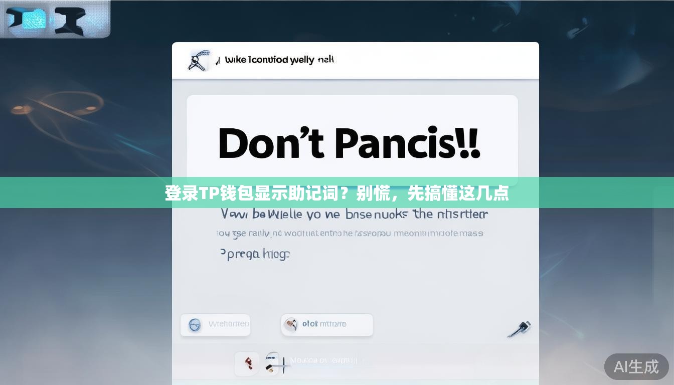 登录TP钱包显示助记词?别慌,先搞懂这几点 登录TP钱包显示助记词?别慌,先搞懂这几点