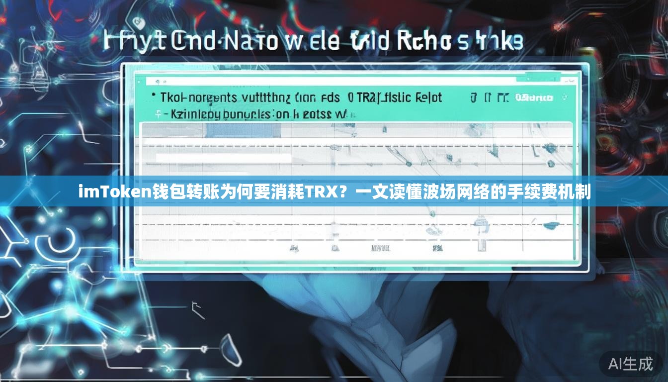 imToken钱包转账为何要消耗TRX？一文读懂波场网络的手续费机制