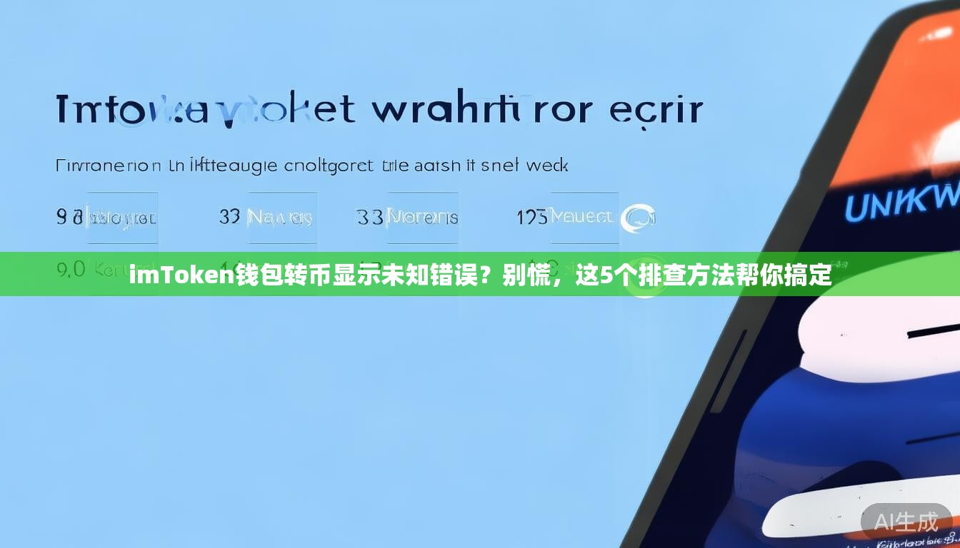 imToken钱包转币显示未知错误？别慌，这5个排查方法帮你搞定