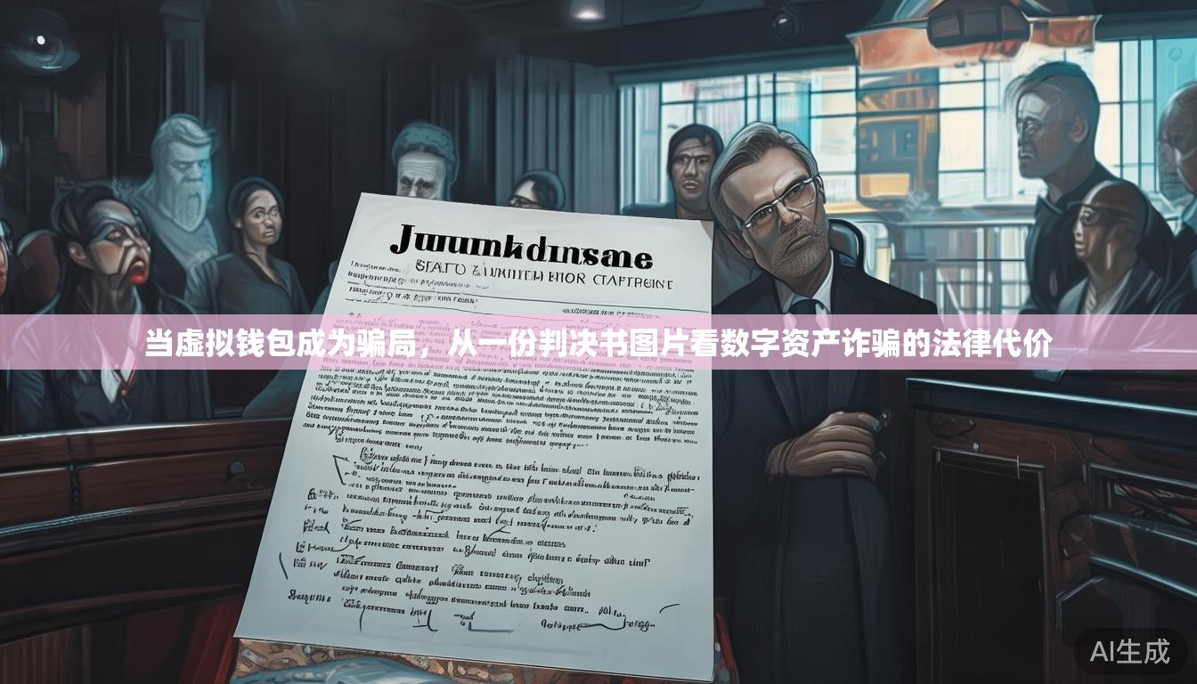 当虚拟钱包成为骗局,从一份判决书图片看数字资产诈骗的法律代价 当虚拟钱包成为骗局,从一份判决书图片看数字资产诈骗的法律代价