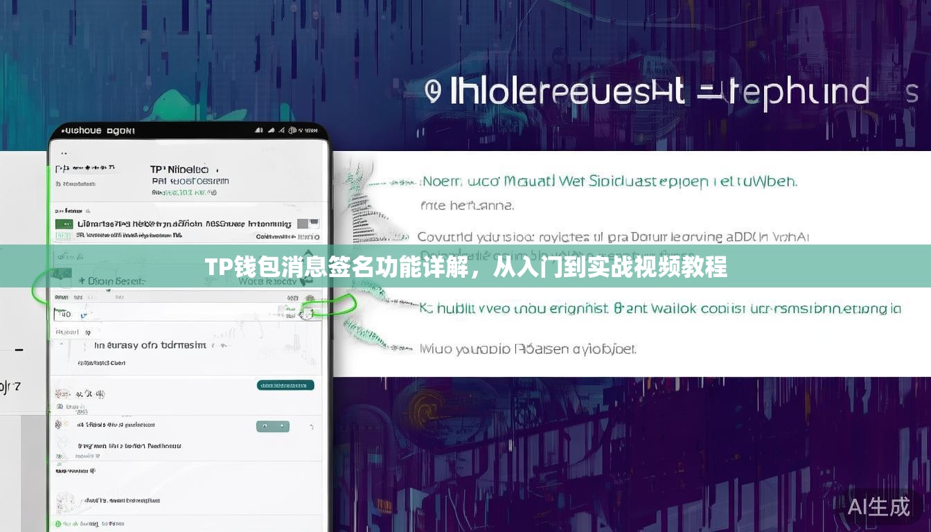 TP钱包消息签名功能详解，从入门到实战视频教程