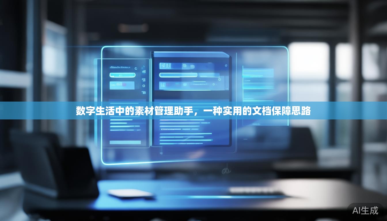 数字生活中的素材管理助手，一种实用的文档保障思路