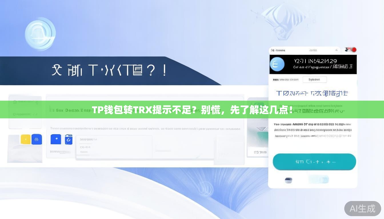 TP钱包转TRX提示不足?别慌,先了解这几点! TP钱包转TRX提示不足?别慌,先了解这几点!