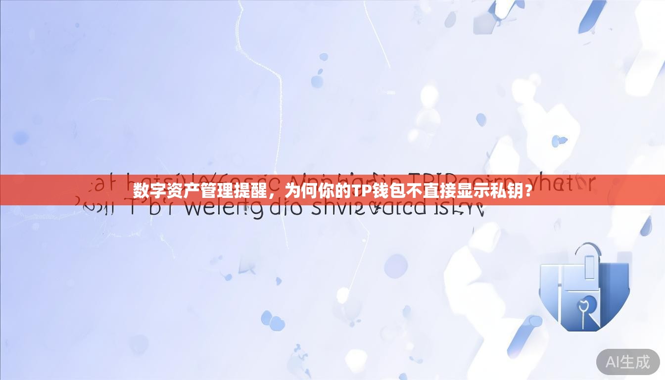 数字资产管理提醒,为何你的TP钱包不直接显示私钥? 数字资产管理提醒,为何你的TP钱包不直接显示私钥?