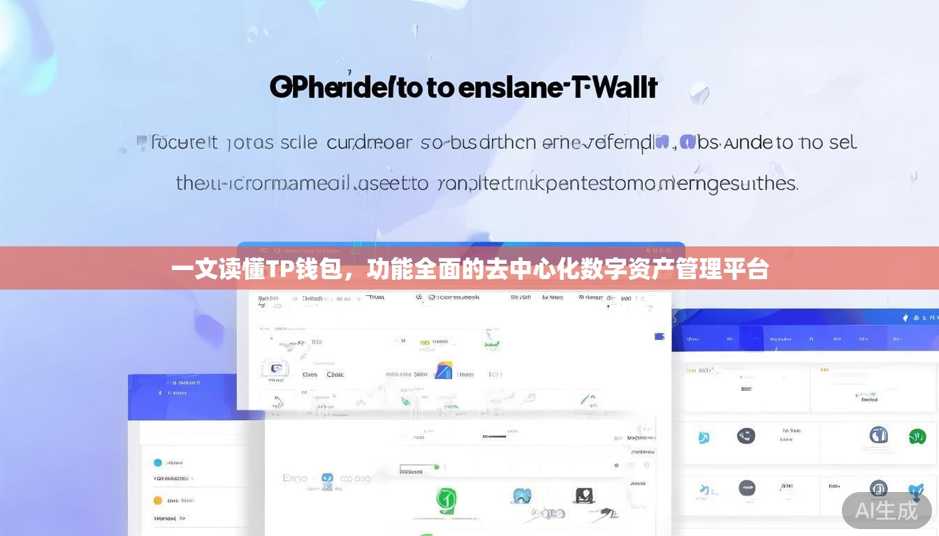 一文读懂TP钱包,功能全面的去中心化数字资产管理平台 一文读懂TP钱包,功能全面的去中心化数字资产管理平台