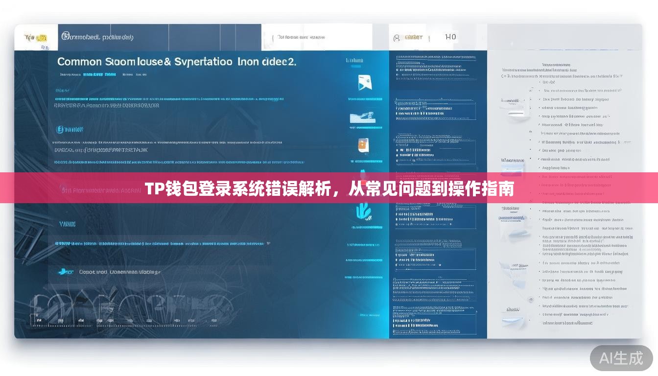 TP钱包登录系统错误解析,从常见问题到操作指南 TP钱包登录系统错误解析,从常见问题到操作指南