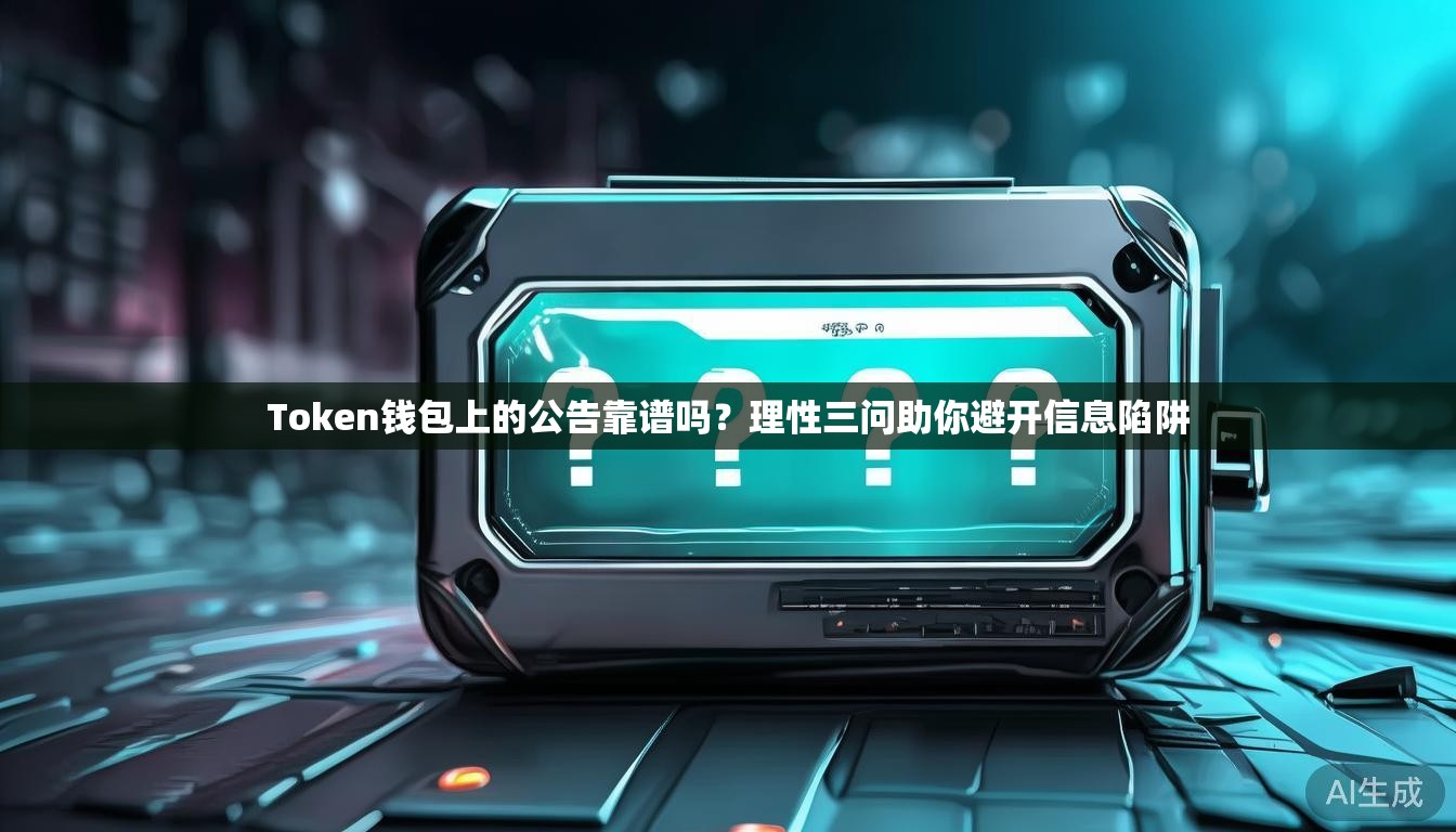 Token钱包上的公告靠谱吗？理性三问助你避开信息陷阱