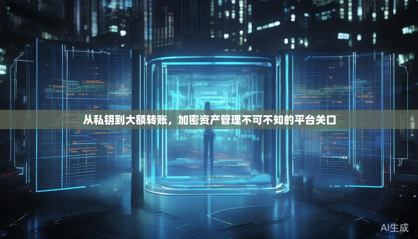 从私钥到大额转账,加密资产管理不可不知的平台关口 从私钥到大额转账,加密资产管理不可不知的平台关口