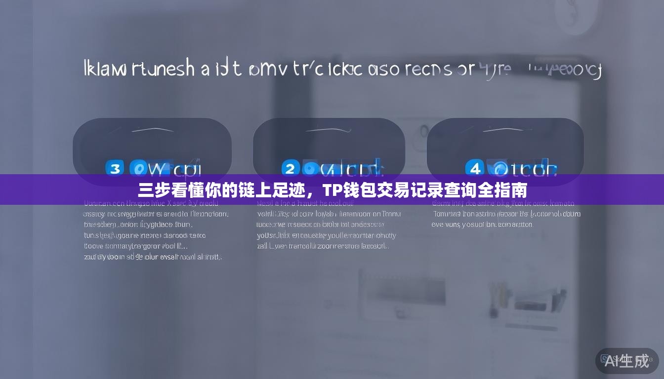 三步看懂你的链上足迹，TP钱包交易记录查询全指南