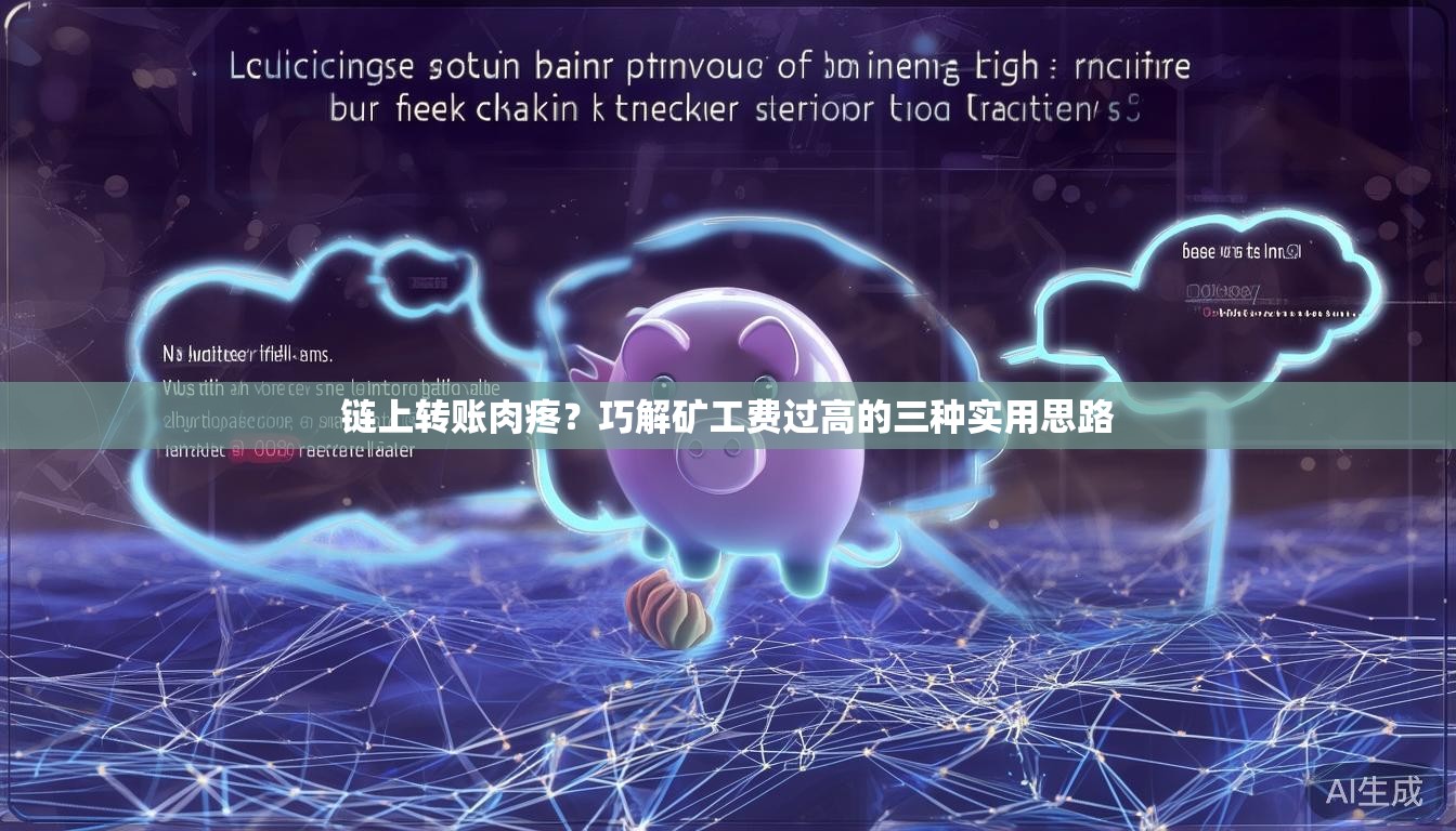 链上转账肉疼?巧解矿工费过高的三种实用思路 链上转账肉疼?巧解矿工费过高的三种实用思路